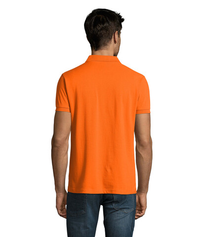 PERFECT MEN Polo 180g - Orange bedrucken, Art.-Nr. S11346-OR-M