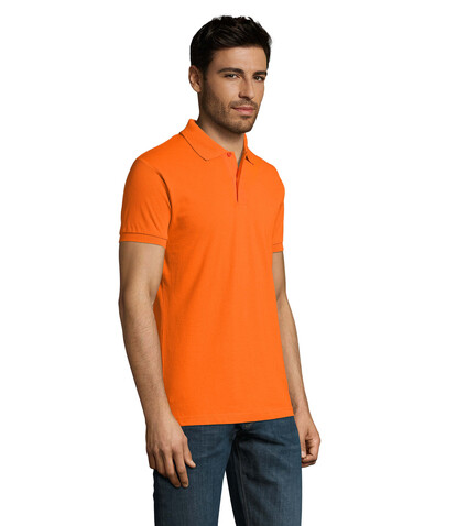 PERFECT MEN Polo 180g - Orange bedrucken, Art.-Nr. S11346-OR-M