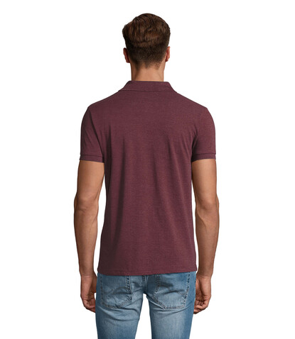 PERFECT MEN Polo 180g - Heather Oxblood bedrucken, Art.-Nr. S11346-HX-XL PERFECT MEN Polo 180g - Heather Oxblood bedrucken, Art.-Nr. S11346-HX-XL