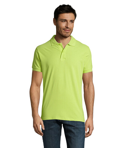 PERFECT MEN Polo 180g - Apple Green bedrucken, Art.-Nr. S11346-AG-S PERFECT MEN Polo 180g - Apple Green bedrucken, Art.-Nr. S11346-AG-S