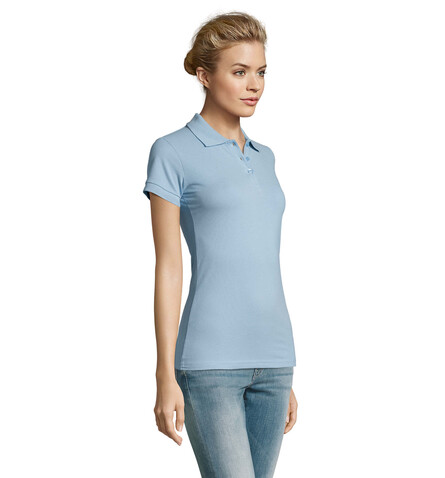 PERFECT DAMEN POLO 180g - Sky Blue Pique bedrucken, Art.-Nr. S11347-SP-XXL PERFECT DAMEN POLO 180g - Sky Blue Pique bedrucken, Art.-Nr. S11347-SP-XXL