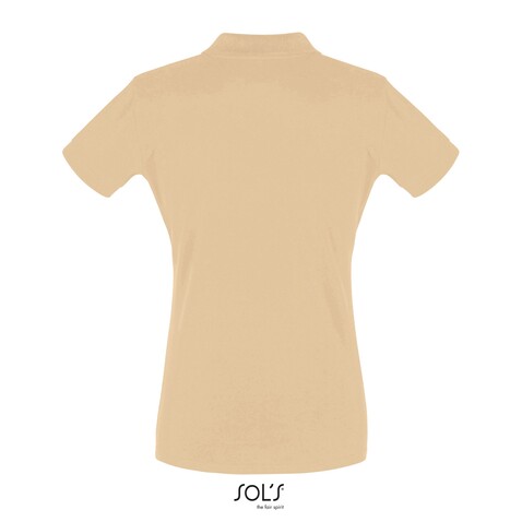 PERFECT DAMEN POLO 180g - Sand bedrucken, Art.-Nr. S11347-SA-L PERFECT DAMEN POLO 180g - Sand bedrucken, Art.-Nr. S11347-SA-L