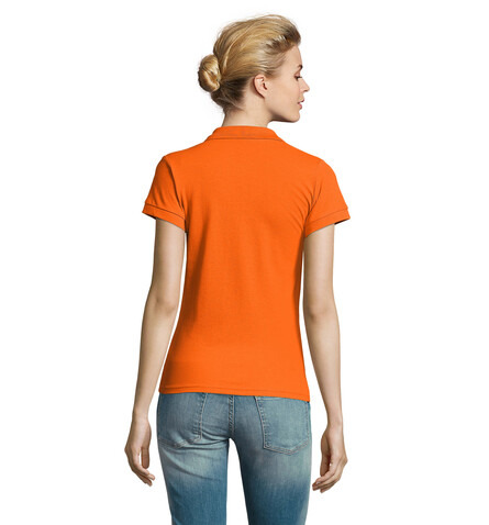 PERFECT DAMEN POLO 180g - Orange bedrucken, Art.-Nr. S11347-OR-XL