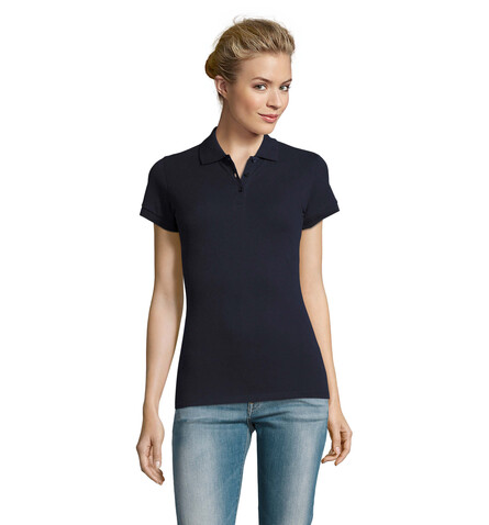 PERFECT DAMEN POLO 180g - French Navy bedrucken, Art.-Nr. S11347-FN-3XL PERFECT DAMEN POLO 180g - French Navy bedrucken, Art.-Nr. S11347-FN-3XL