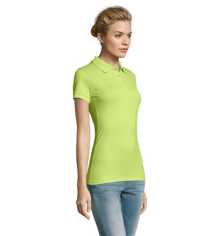 PERFECT DAMEN POLO 180g - Apple Green bedrucken, Art.-Nr. S11347-AG-XL