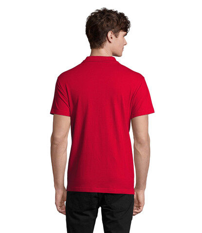 SPRING II MEN Polo 210g - Red bedrucken, Art.-Nr. S11362-RD-M