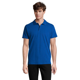 SPRING II MEN Polo 210g - Royal Blue bedrucken, Art.-Nr. S11362-RB-M