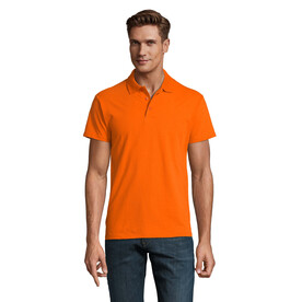 SPRING II MEN Polo 210g - Orange bedrucken, Art.-Nr. S11362-OR-XXL