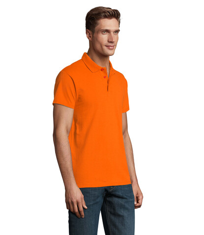 SPRING II MEN Polo 210g - Orange bedrucken, Art.-Nr. S11362-OR-M SPRING II MEN Polo 210g - Orange bedrucken, Art.-Nr. S11362-OR-M