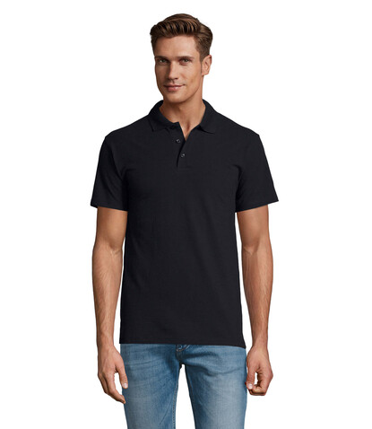 SPRING II MEN Polo 210g - Navy bedrucken, Art.-Nr. S11362-NY-M