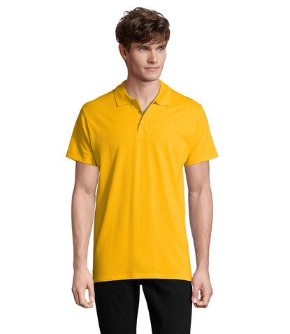 SPRING II MEN Polo 210g - Gold bedrucken, Art.-Nr. S11362-GO-M SPRING II MEN Polo 210g - Gold bedrucken, Art.-Nr. S11362-GO-M