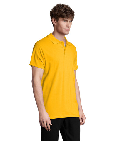 SPRING II MEN Polo 210g - Gold bedrucken, Art.-Nr. S11362-GO-M SPRING II MEN Polo 210g - Gold bedrucken, Art.-Nr. S11362-GO-M