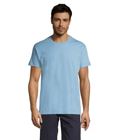 REGENT Uni T-Shirt 150g - Sky Blue bedrucken, Art.-Nr. S11380-SK-M
