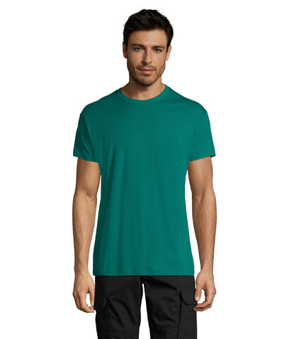REGENT Uni T-Shirt 150g - Emerald bedrucken, Art.-Nr. S11380-EM-XXL REGENT Uni T-Shirt 150g - Emerald bedrucken, Art.-Nr. S11380-EM-XXL