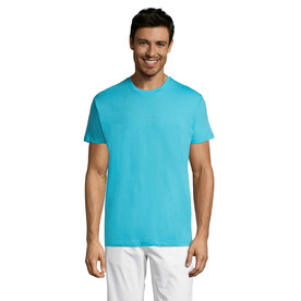 REGENT Uni T-Shirt 150g - Atoll-Blau bedrucken, Art.-Nr. S11380-AL-5XL