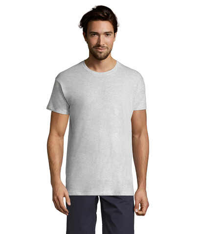 REGENT Uni T-Shirt 150g - Ash bedrucken, Art.-Nr. S11380-AS-S