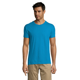 REGENT Uni T-Shirt 150g - Aqua bedrucken, Art.-Nr. S11380-AQ-5XL