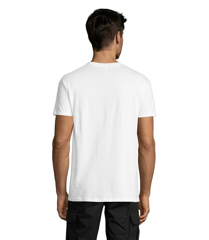 REGENT Uni T-Shirt 150g - White bedrucken, Art.-Nr. S11380-WH-L