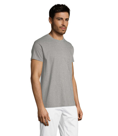 REGENT Uni T-Shirt 150g - Graue Melange bedrucken, Art.-Nr. S11380-GM-3XL REGENT Uni T-Shirt 150g - Graue Melange bedrucken, Art.-Nr. S11380-GM-3XL