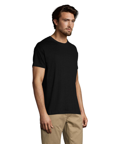 REGENT Uni T-Shirt 150g - Deep Black bedrucken, Art.-Nr. S11380-DB-3XL REGENT Uni T-Shirt 150g - Deep Black bedrucken, Art.-Nr. S11380-DB-3XL