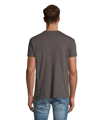REGENT Uni T-Shirt 150g - Dunkelgrau bedrucken, Art.-Nr. S11380-DG-3XL