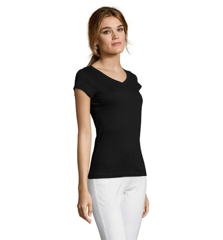 MOON DAMENT-SHIRT 150g - Deep Black bedrucken, Art.-Nr. S11388-DB-XXL MOON DAMENT-SHIRT 150g - Deep Black bedrucken, Art.-Nr. S11388-DB-XXL