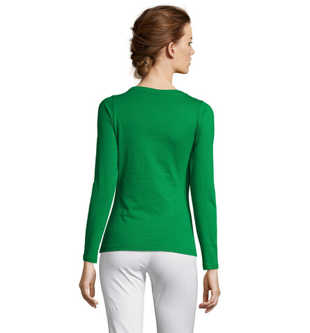 MAJESTIC DAMENT-SHIRT 150g - Kelly Green bedrucken, Art.-Nr. S11425-KG-L MAJESTIC DAMENT-SHIRT 150g - Kelly Green bedrucken, Art.-Nr. S11425-KG-L