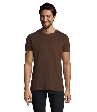 IMPERIAL MEN T-Shirt 190g - Chocolate bedrucken, Art.-Nr. S11500-CH-XL