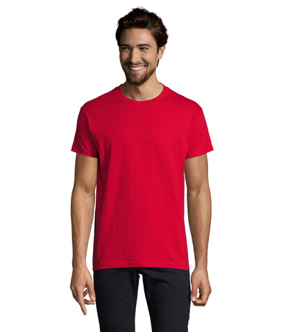 IMPERIAL MEN T-Shirt 190g - Red bedrucken, Art.-Nr. S11500-RD-M IMPERIAL MEN T-Shirt 190g - Red bedrucken, Art.-Nr. S11500-RD-M