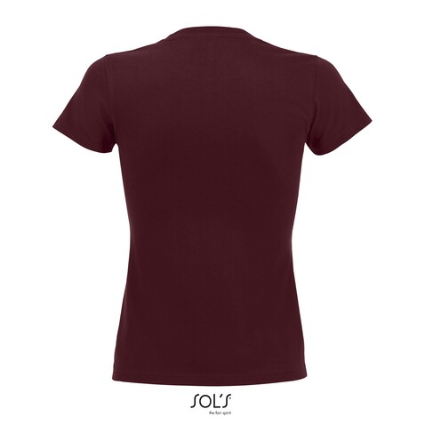 IMPERIAL WOMEN T-Shirt 190g - Burgundy bedrucken, Art.-Nr. S11502-BG-M IMPERIAL WOMEN T-Shirt 190g - Burgundy bedrucken, Art.-Nr. S11502-BG-M
