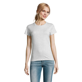 IMPERIAL WOMEN T-Shirt 190g - Ash bedrucken, Art.-Nr. S11502-AS-XXL