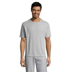 SPORTY MEN T-Shirt - Pure Grey bedrucken, Art.-Nr. S11939-PG-L