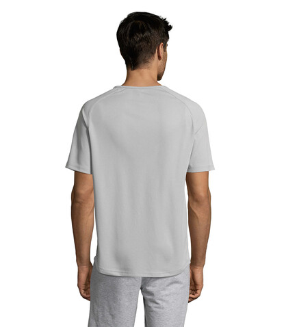 SPORTY MEN T-Shirt - Pure Grey bedrucken, Art.-Nr. S11939-PG-L