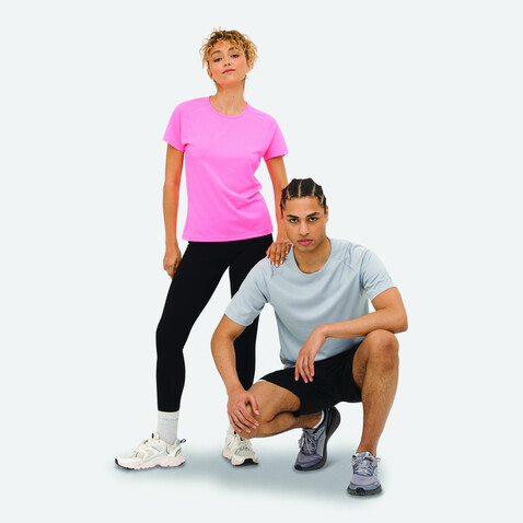 SPORTY MEN T-Shirt - Pure Grey bedrucken, Art.-Nr. S11939-PG-L