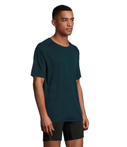 SPORTY MEN T-Shirt - Petroleum Blau bedrucken, Art.-Nr. S11939-PB-3XL SPORTY MEN T-Shirt - Petroleum Blau bedrucken, Art.-Nr. S11939-PB-3XL