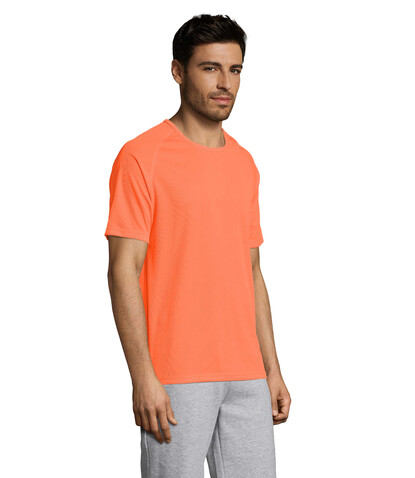 SPORTY MEN T-Shirt - Neon Orange bedrucken, Art.-Nr. S11939-NO-M SPORTY MEN T-Shirt - Neon Orange bedrucken, Art.-Nr. S11939-NO-M