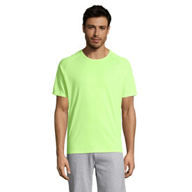 SPORTY MEN T-Shirt - Neon Yellow bedrucken, Art.-Nr. S11939-NE-XXS