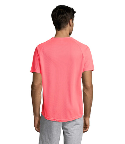 SPORTY MEN T-Shirt - Neon Coral bedrucken, Art.-Nr. S11939-NC-XXL SPORTY MEN T-Shirt - Neon Coral bedrucken, Art.-Nr. S11939-NC-XXL