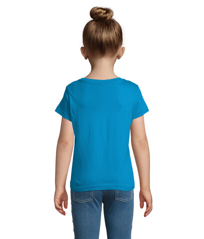 CHERRY GIRLS T-SHIRT 150 - Aqua bedrucken, Art.-Nr. S11981-AQ-3XL CHERRY GIRLS T-SHIRT 150 - Aqua bedrucken, Art.-Nr. S11981-AQ-3XL