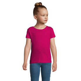 CHERRY GIRLS T-SHIRT 150 - Fuchsia bedrucken, Art.-Nr. S11981-FU-XXL