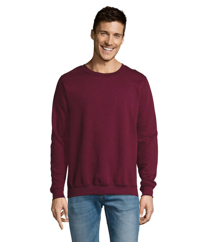 NEW SUPREME SWEATER 280g - Burgundy bedrucken, Art.-Nr. S13250-BG-XXL
