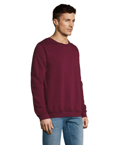 NEW SUPREME SWEATER 280g - Burgundy bedrucken, Art.-Nr. S13250-BG-XXL