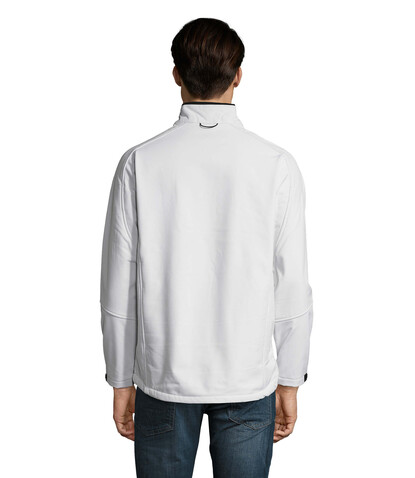 RELAX HERREN JACKE 340g - White bedrucken, Art.-Nr. S46600-WH-S RELAX HERREN JACKE 340g - White bedrucken, Art.-Nr. S46600-WH-S