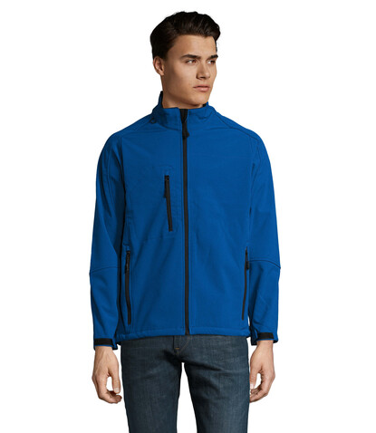 RELAX HERREN JACKE 340g - Royal Blue bedrucken, Art.-Nr. S46600-RB-L