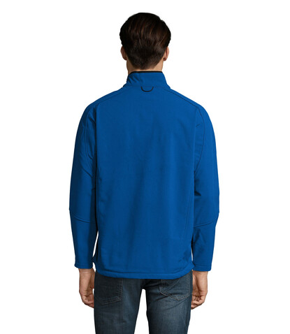 RELAX HERREN JACKE 340g - Royal Blue bedrucken, Art.-Nr. S46600-RB-L