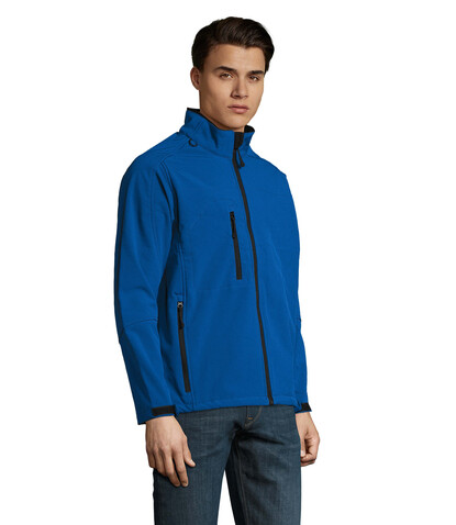 RELAX HERREN JACKE 340g - Royal Blue bedrucken, Art.-Nr. S46600-RB-L