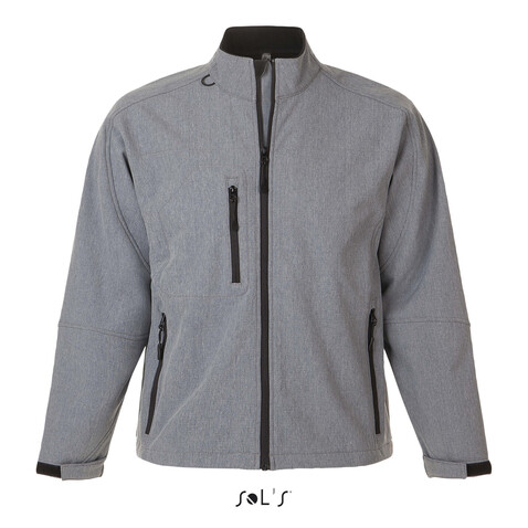 RELAX HERREN JACKE 340g - Graue Melange bedrucken, Art.-Nr. S46600-GM-XL RELAX HERREN JACKE 340g - Graue Melange bedrucken, Art.-Nr. S46600-GM-XL