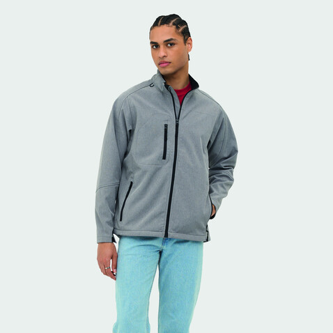 RELAX HERREN JACKE 340g - Graue Melange bedrucken, Art.-Nr. S46600-GM-XL RELAX HERREN JACKE 340g - Graue Melange bedrucken, Art.-Nr. S46600-GM-XL