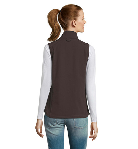 RALLYE WOMEN SOFTSHELL - Dark Chocolate bedrucken, Art.-Nr. S46801-DC-L