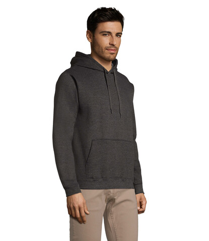 SNAKE Hoodie - Charcoal Melange bedrucken, Art.-Nr. S47101-CE-S SNAKE Hoodie - Charcoal Melange bedrucken, Art.-Nr. S47101-CE-S